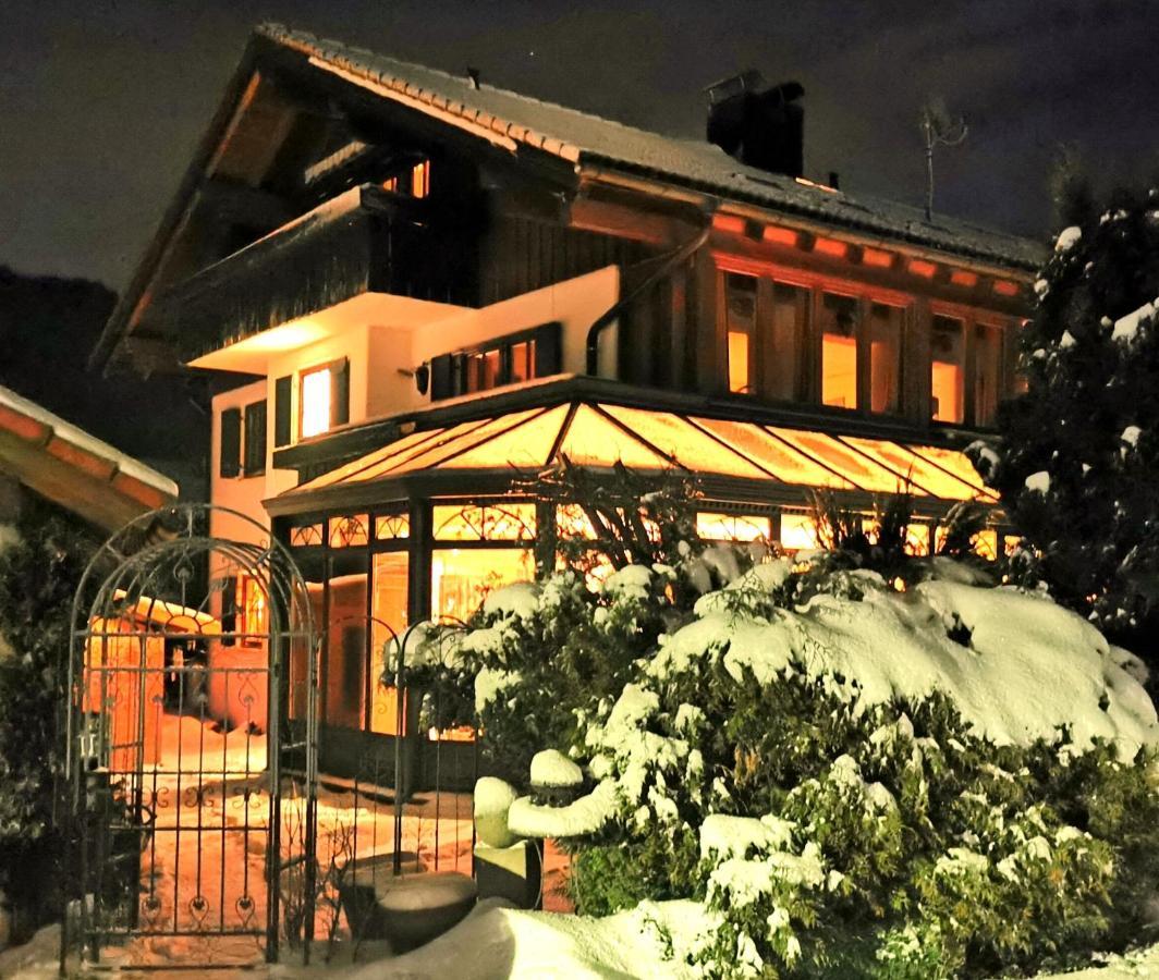 Konstanzer Bergblick mit Wintergarten Oberstaufen Eksteriør billede